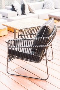 metal outdoor chair