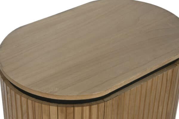Bedside Table (Paulownia Wood) - Image 3