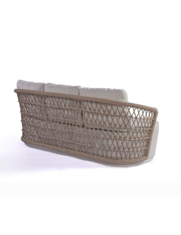 Exterior sofa 3 sits with rope and aluminium structure - Imagen 2