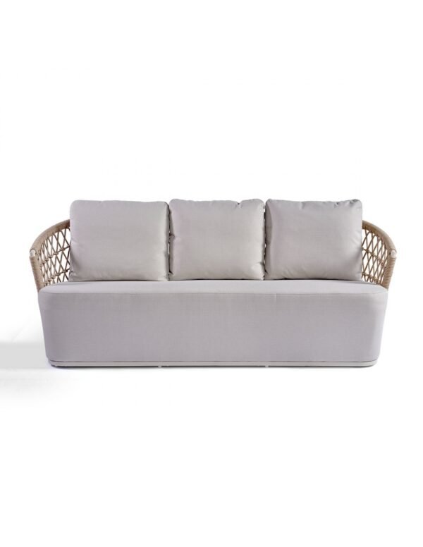 Exterior sofa 3 sits with rope and aluminium structure - Imagen 3