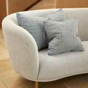 Hannelin Linen Cushion Cover, Cloudy Sky (50×50)