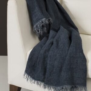 Levelin Linen Throw, Silence