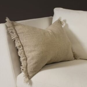 Levelin Linen Cushion Cover, Natural (40×60)