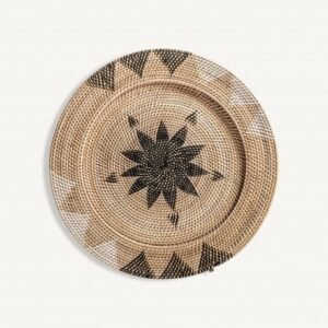 Rattan Decorative Dish, Brown