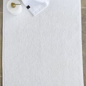 Max Cotton Bath Mat, White