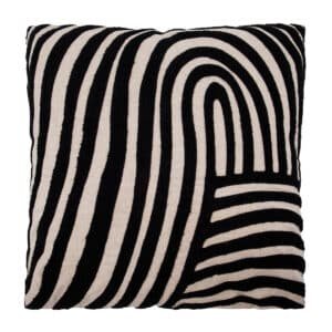 Sky Cushion, Sand/Black
