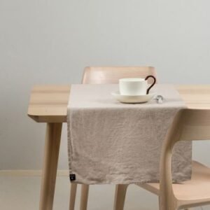 Sunshine Linen Table Runner, Oatmeal