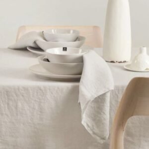 Sunshine Linen Napkins, Fog (Set of 4)
