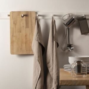 Sunshine Linen Kitchen Towels, Natural (Set of 2)