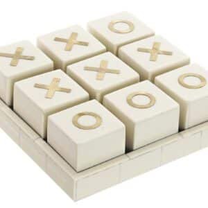 Bone & Mango Wood Noughts & Crosses Set