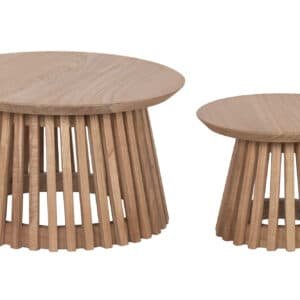 Mindi Wood Nesting Coffee Tables (Set of 2)