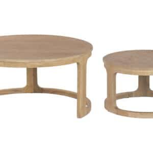 Mango Wood Nesting Coffee Tables (Set of 2)