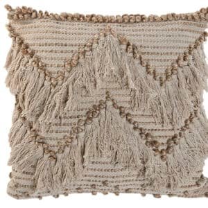 Handmade Cotton & Jute Cushion